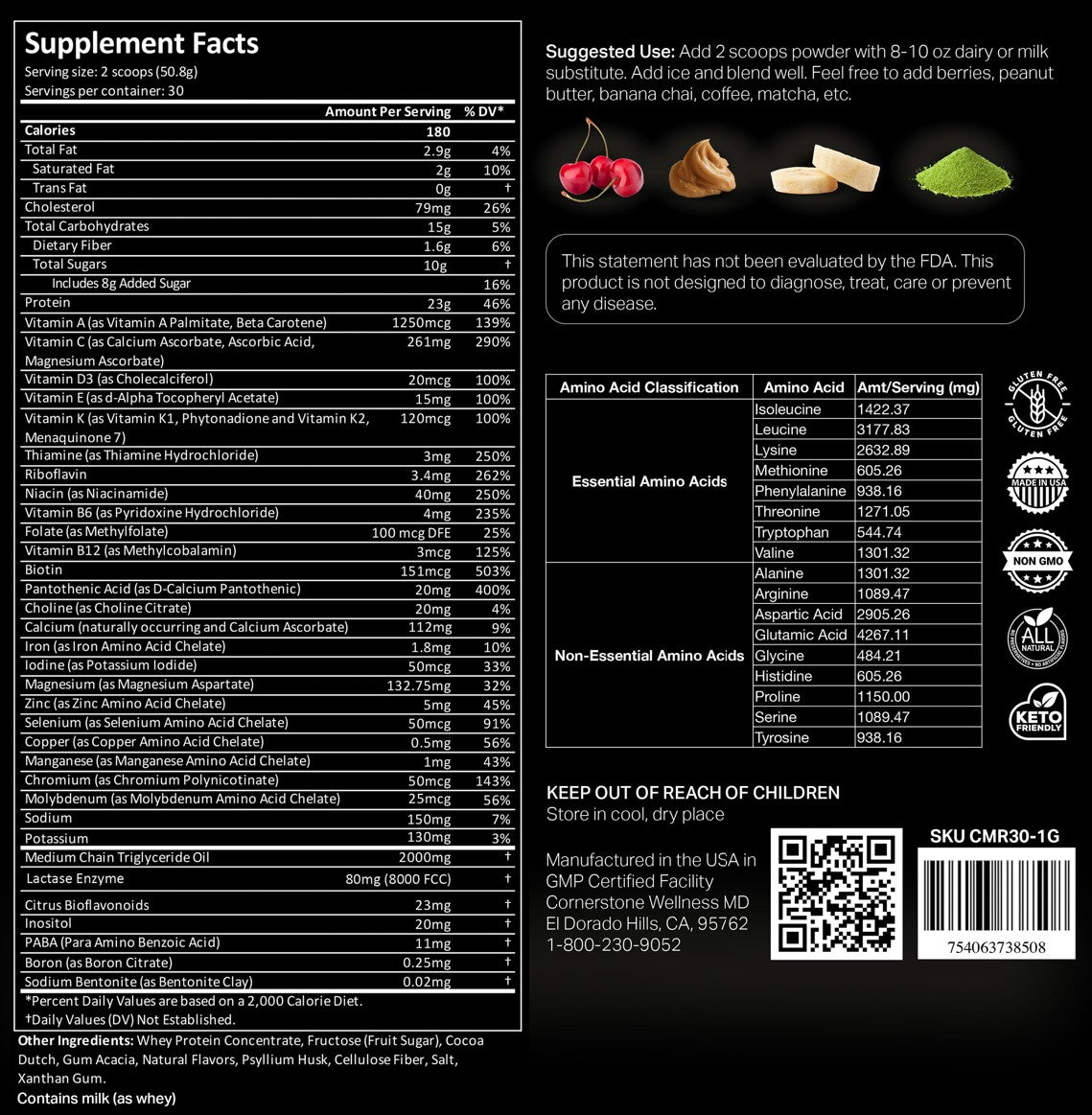 Chocolate Shake 30 Serving Carton  8 Gusset Bags